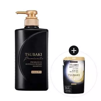 Tsubaki Premium EX Intensive Repair Shampoo 490ml + 330ml refill plan