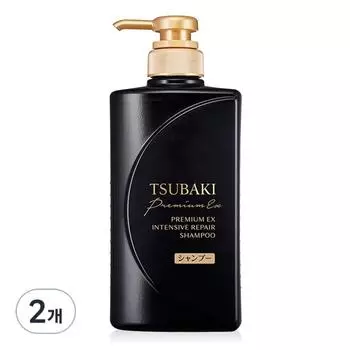 Tsubaki Premium EX Intensive Repair Shampoo White Rose Bouquet & Camellia Honey Fruit Fragrance, 490 мл, 2 шт.