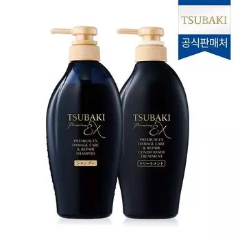 Tsubaki Premium EX Intensive Repair Шампунь 490 мл + Кондиционер для волос 490 мл, набор, 1 шт.
