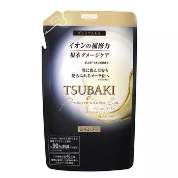 TSUBAKI Premium EX Intensive Repair Шампунь Сменный блок 330 мл