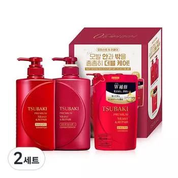 Tsubaki Premium Moist & Repair 2-piece set, 2 sets