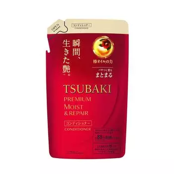 TSUBAKI Premium Moist Repair Conditioner Refill Tsubaki Shiny Moist Liquid 330 мл Red Refill 330 мл & [Refill] Package