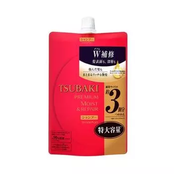 Tsubaki Premium Moist & Repair Shampoo 1,000ml Refill Pack