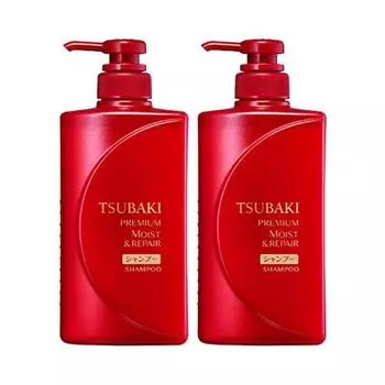 Tsubaki Premium Moist & Repair Shampoo 490ml 2 packs