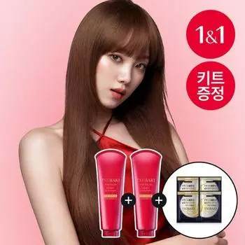 Tsubaki Premium Moist & Repair Treatment 180 г+180 г двойной план (+ предоставляется премиум-комплект)