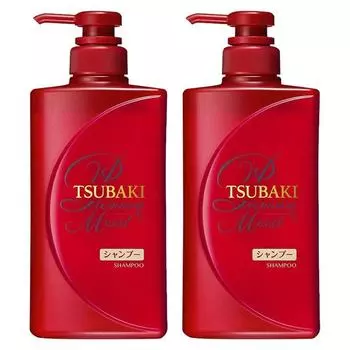 Tsubaki Premium Moist Shampoo, 2 units, 490ml