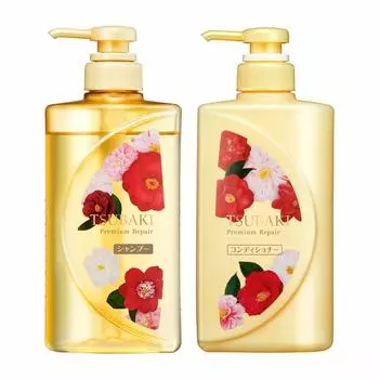 TSUBAKI Premium Repair Experience Set Design Package with Shogo 490ml (Collaboration Kariyazaki) (x 2)