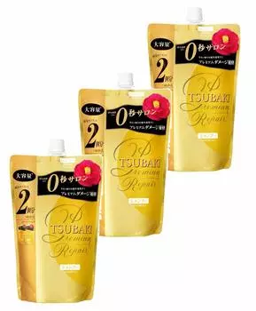 TSUBAKI Premium Repair Shampoo Refill 660ml x 3 pieces [Bulk purchase]