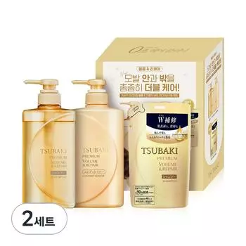 Tsubaki Premium Volume & Repair 3-piece set, 2 sets