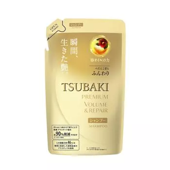 TSUBAKI Premium Volume Repair Шампунь для восстановления объема Tsubaki Hari Koshi Liquid Beige 330 мл и упаковка (х 1)