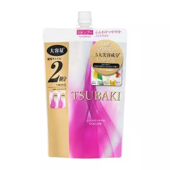 TSUBAKI Шампунь для пушистого и блестящего блеска, сменный блок 660 мл 660 мл [Большая емкость] (х 1)