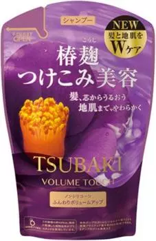TSUBAKI Volume Touch Шампунь Сменный блок 380 мл