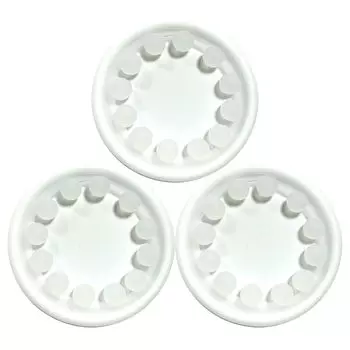 TSUBASI Cock Ring Penis Silicone Penis Ring Adult Goods for Men Elastic Beaded Silicone Ring Penis Ring Sex Toys for Men Penis Restraint White 3 Piece