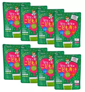 Tsuboichi Seicha Honpo Love Children Зеленый сок со вкусом матча Зеленый чай Без пестицидов Mama s (3г 15П) (8 сумок)