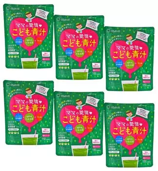 Tsuboichi Seicha Honpo Love Green Juice x Matcha Flavor Green Tea Без пестицидов Для мам и детей (3г 15П) (6 сумок)