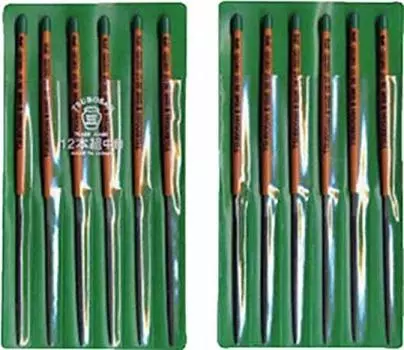 Tsubosan File Set of 12 Square Medium Grain KA01202