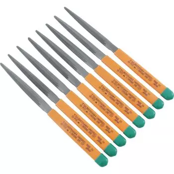 Tsubosan File Set of 8 Medium Grain Half Round 100mm HA00802