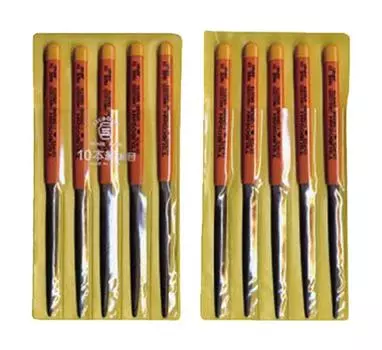 Tsubosan Set of Set of Half Fine HA01003 Files, 10, Round,