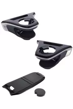 Tsuchiya Yac Подстаканник Консольный лоток Сиденье Сиденье пассажира Комплект Эксклюзивный для Corolla Cross Специальный для автомобиля Водительский SY-CO5 SY-CO6 SY-CO9 чёрный