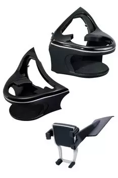 Tsuchiya Yac Car Model 80 Series Noah Voxy Кондиционер Подстаканник Сиденье водителя Комплект пассажирского сиденья Держатель смартфона Комплект SY-NV1 SY-NV11 чёрный