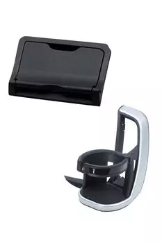 Tsuchiya Yac Car Model 90 Series Noah Voxy Кондиционер Подстаканник Сиденье Водителя ETC Чехол Комплект SY-NV12 Встроенный SY-NV16 чёрный