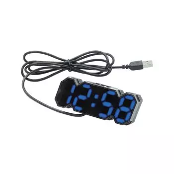 Tsuchiya Yac Car Supplies Clock 3D цифровые часы дым PF-396 дым