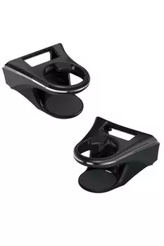 Подстаканник Tsuchiya Yac для водительского и пассажирского сиденья Toyota 80 Series Harrier Exclusive Air Conditioner Model Exclusive Black Silver SY-HR11