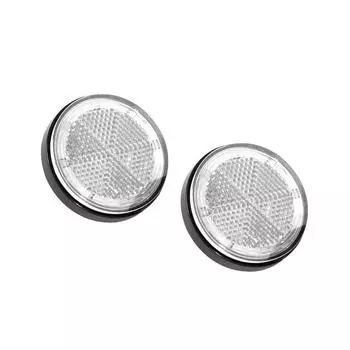 Tsuchiya Yac Принадлежности для салона автомобиля Светодиодная лампа Meteor Ref круглая DC24V 2 шт. Прозрачная/белая (Свет) СЕ-347