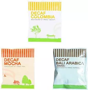 Tsujimoto Coffee Decaffeinated Drip Coffee cups of 3 types of bag assorted [100 decaf] (Drip set)
