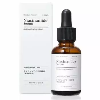 Tsumugi Labo Niacinamide Serum Quasi-drug Wrinkle Improvement Whitening 30ml Eyes Mouth Serum TSUMUGI LABO