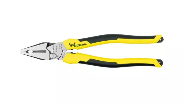 Tsunoda Electric Power Pliers 200mm with Crimp Function PP-200ATG чёрный