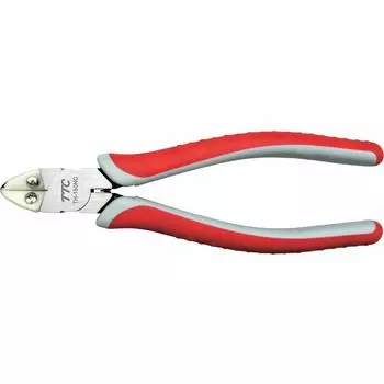 Tsunoda Gripping Nippers Catch cable ties and wires Depth Height Width 10cm Comes with 2 spare sets of shatterproof pads TH-150NC ultra-fine Body