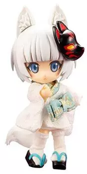 Tsuya Friends Белая Лиса ПВХ окрашенная подвижная фигурка Q-poche -Белая Лиса-