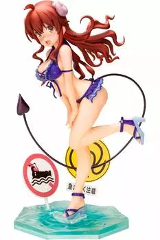 Tsuya Machikadomazoku Shadow Mistress Yuko Купальник в масштабе, окрашенная в ПВХ готовая фигура, PP922 ver. 1/7 коричневый