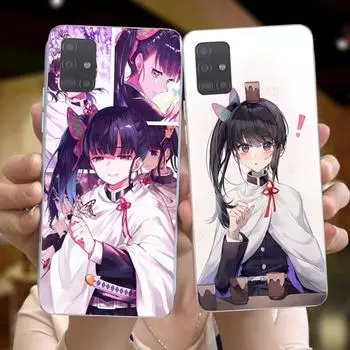 Tsuyuri Kanawo Demon Slaye чехол для телефона для Huawei P50 P40 P30 Pro Mate 40 30 Pro Nova 8 8i Y7P Honor прозрачный чехол для телефона Huawei P50 Pro