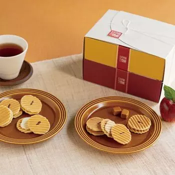 Tsuzuki Himesenju Senbei коробка сахара 12 штук в каждой подарок Зимний подарок Kozuki Японские сладости Сладости Киото Сувенир Подарок Маленький подарок Новоселье Новый