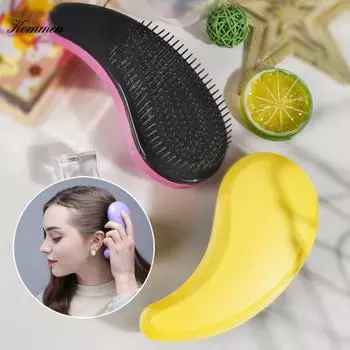 TT-расческа против узла, расческа-запятая, массажная расческа для волос, пластиковая детская расческа ярких цветов, инструмент для ухода за волосами