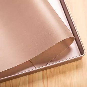 Ттефлоновый коврик, высокотемпературная масляная ткань, коврик для выпечки, антипригарная масляная бумага для выпечки 40*30cm кофейный