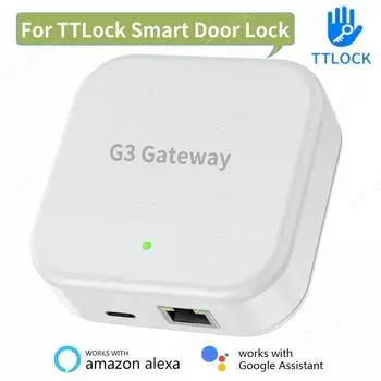 TTLock G3 Проводной шлюз-концентратор Умный домашний мост для приложения TTLOCK Умный дверной замок Дистанционное управление голосовым управлением для Alexa Google