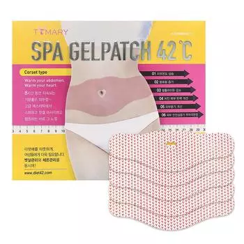TTMARY Spa Gelpatch 1 упаковка/5 шт., для похудения, сжигания жира, диета для живота, корейская косметика, Kbeauty, образец