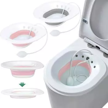 Туалет Биде Смывной тазик Частная зона Фумигация Мытье Не приседать Раковина One Size светло-серый