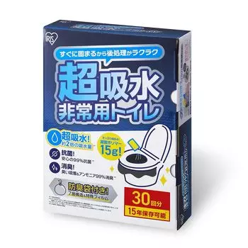 Туалет для экстренной помощи Iris, 30 применений, 15 г, BTS15-30