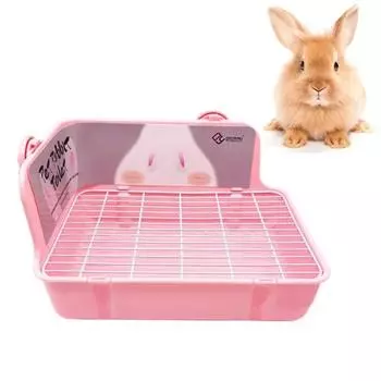 Туалет для хомяка, кошки, кролика, угловые лотки для домашних животных, для уборки в помещении, для морской свинки, для обучения испражнению, для маленьких животных, туалет белый