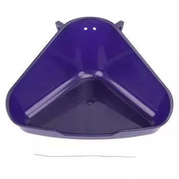 Туалет для хомяка, настенный, анти-брызг, универсальный, пластиковый, для ванной, песочная ванна для хомяка S(for 2-4kg) синий