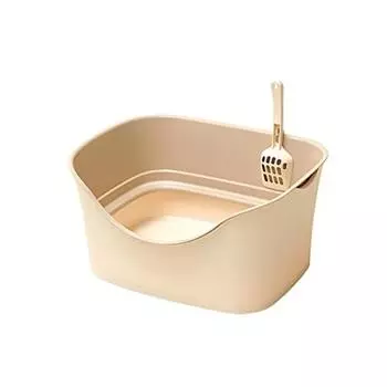 Туалет для кошек Bonbi Cat Toilet Body Easy Cat Toilet W Block M Size Ivory слоновая кость