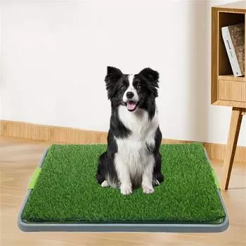 Туалет для собак, фиксированный туалет для собак, имитация травы, туалет для собак среднего и большого размера, туалет для домашних животных One Size