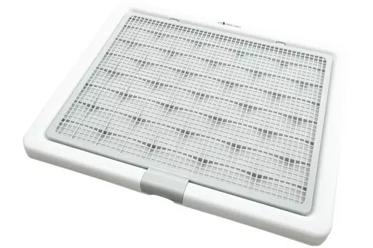 Туалет для собак INULABO с высоким полом, большой, средний, с дополнительными ступеньками для прыжков, приучающий ноги к чистоте, размер XL 76 x 62, лоток, тип, собака, собака, большой, профилактика, серый