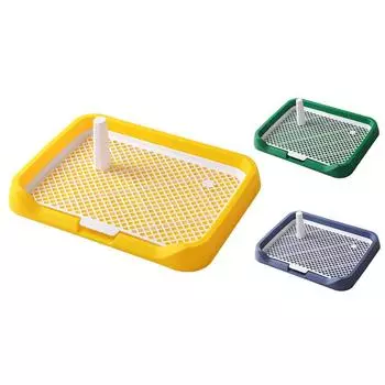 Туалет для собак с повышенным ограждением, съемный, моющийся, противоскользящий, лоток для щенков, для маленьких и средних собак