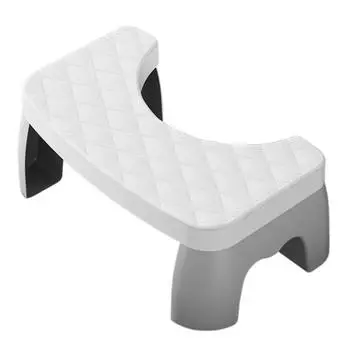 Туалет-горшок, 7 дюймов, сверхмощный, легкий, здоровый стул, избавляет от геморроя, запоров, эргономичный туалетный стул белый