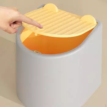 Туалет, кнопочный кошачий лоток для прилавка, журнального столика, гостиной и дома grey